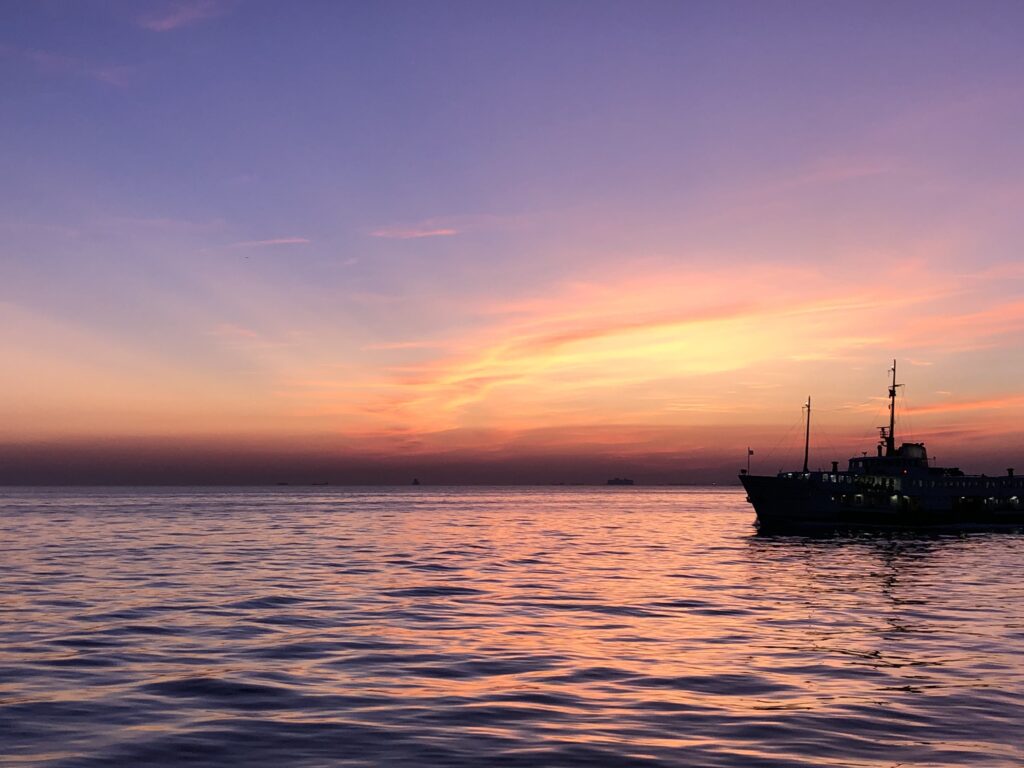 Coucher de soleil istanbul